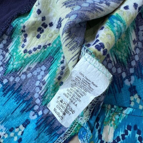 Vintage Havana patterned girls size med open back tank - Picture 3 of 5